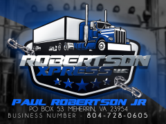 RobertsonXpressLLCBusinessCards